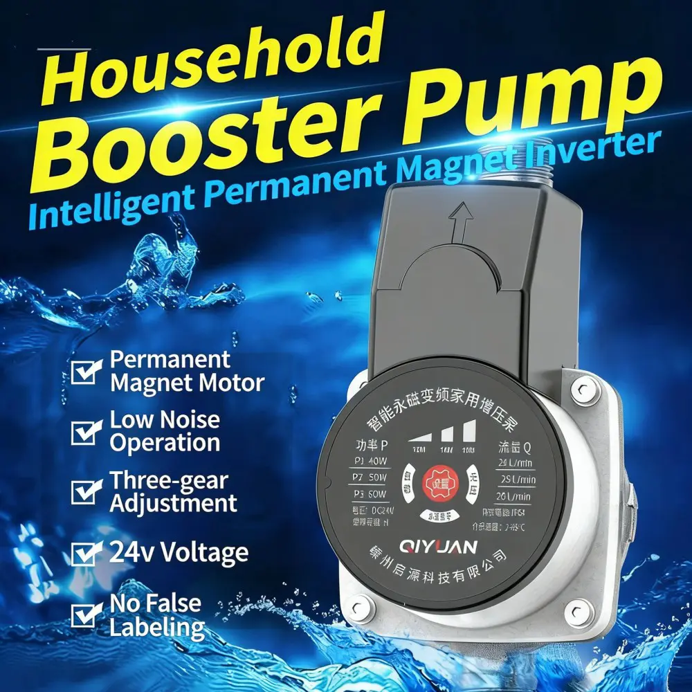 Pam Booster Senyap Senyap Kekerapan Magnet Kekal Pembolehubah Frekuensi